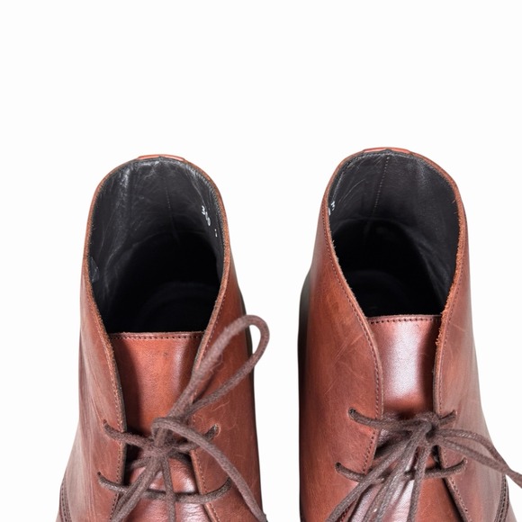 To Boot New York Adam Derrick Brown Leather Ankle Boots Lace Up Mens Size‎ 13 - Picture 5 of 11